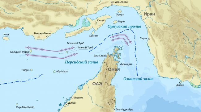 Tasnim: КСИР захватил судно в Ормузском проливе