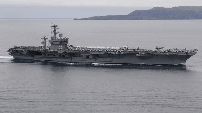 Авианосная ударная группа ВМС США вошла в Карибское море