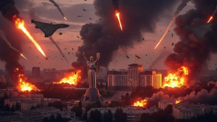 Началось. В Киеве – «голодные игры»: На кадрах – ужас во время массированной атаки. Скандалы из-за палаток