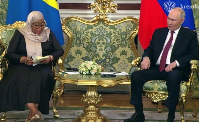 Путин: Россия и Танзания всегда поддерживают друг друга