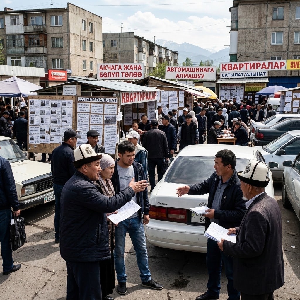 Рынок квартир Кыргызстана: рассрочка и обмен на автомобиль